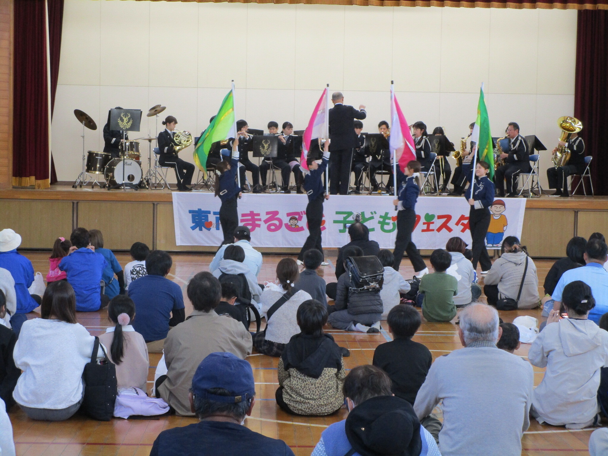 東市まるごと子どもフェスタでの音楽隊2