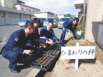 天理警察署の活動のようす