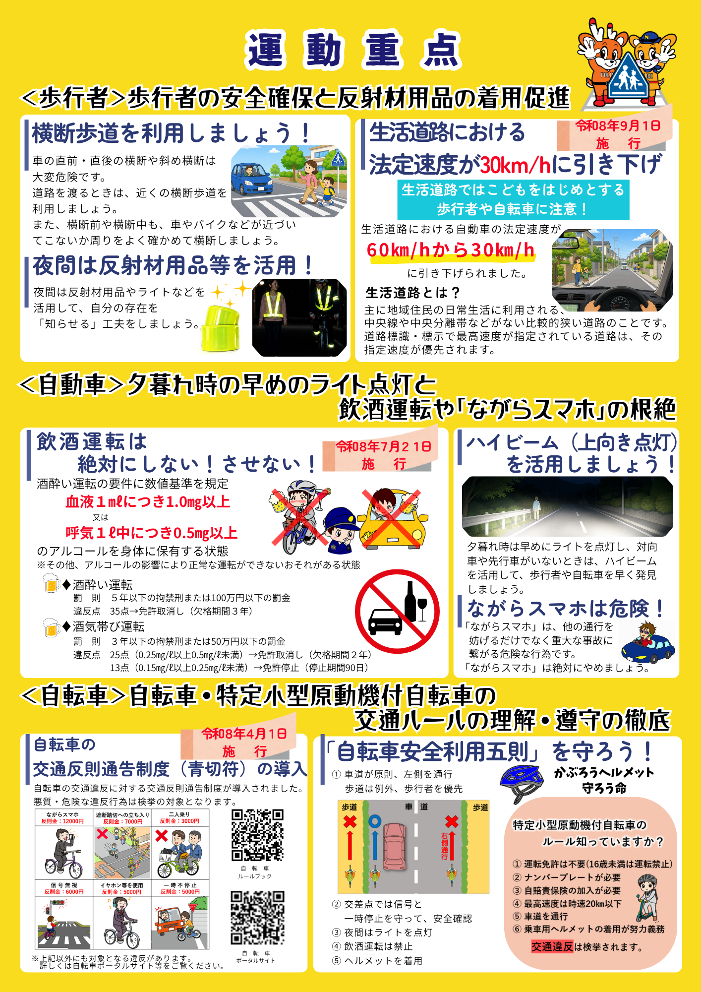 交通安全県民運動裏面
