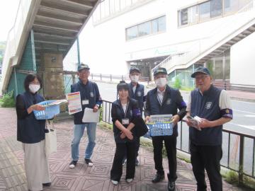 中地区での啓発活動