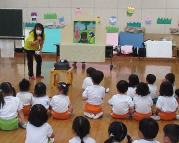 保育園での紙芝居