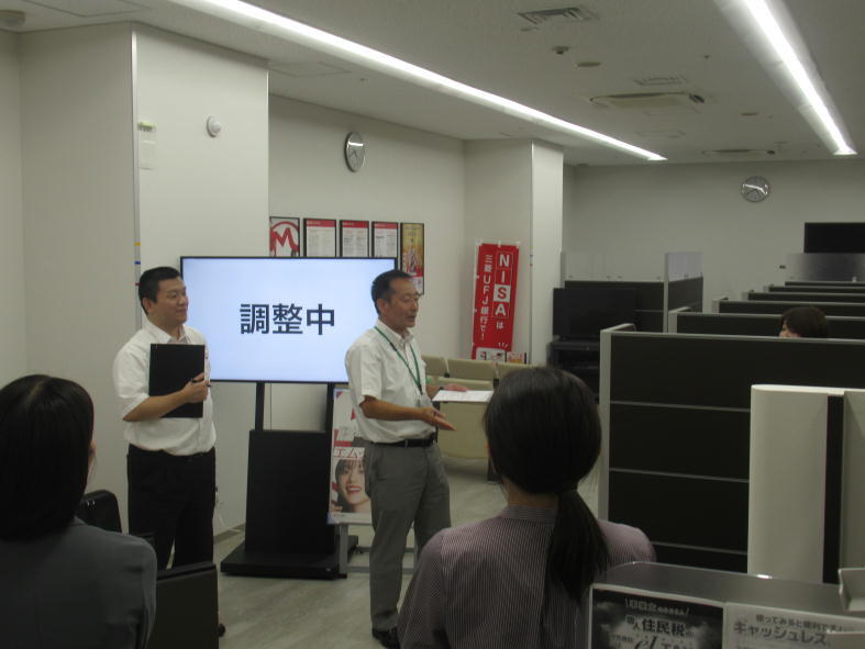 銀行強盗訓練状況2