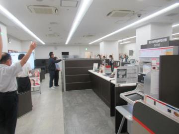 銀行強盗訓練状況1