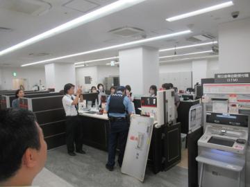 銀行強盗訓練状況4
