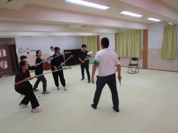 片岡の里こども園での訓練5