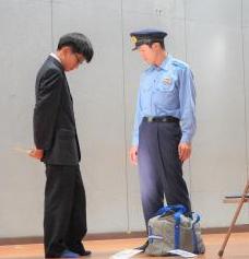 警察官に止められる