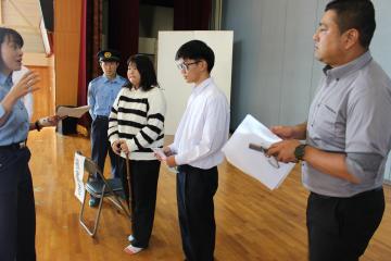 部活の練習風景