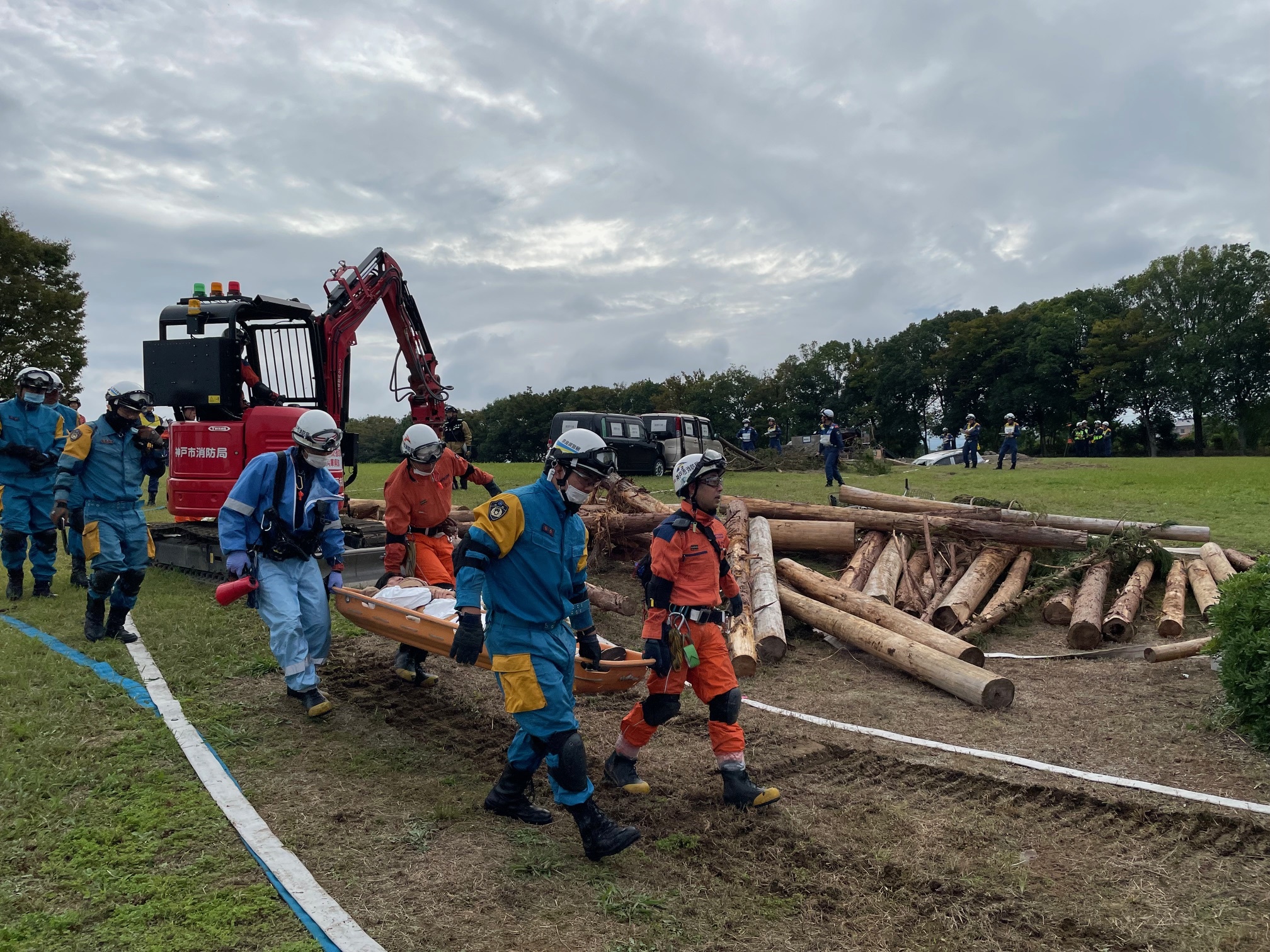 災害救助訓練の様子2