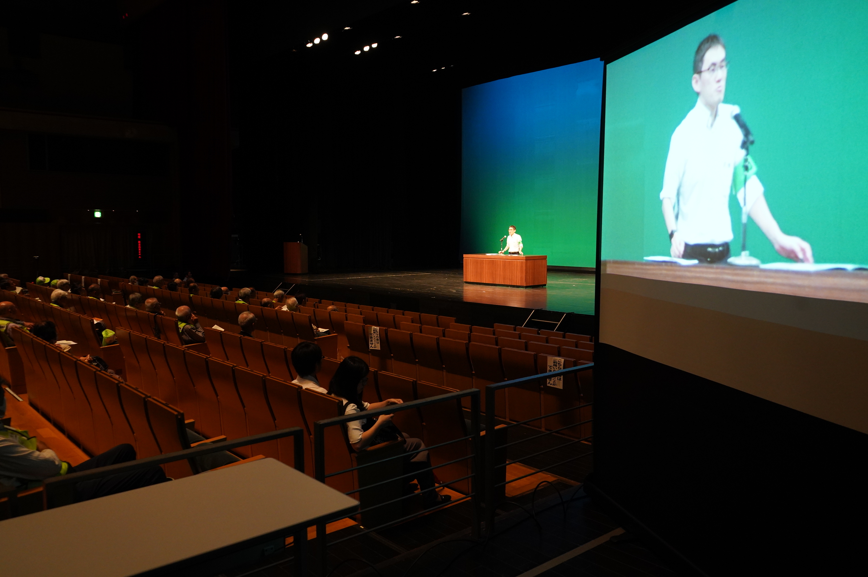 警察署クインによる防犯講習の様子