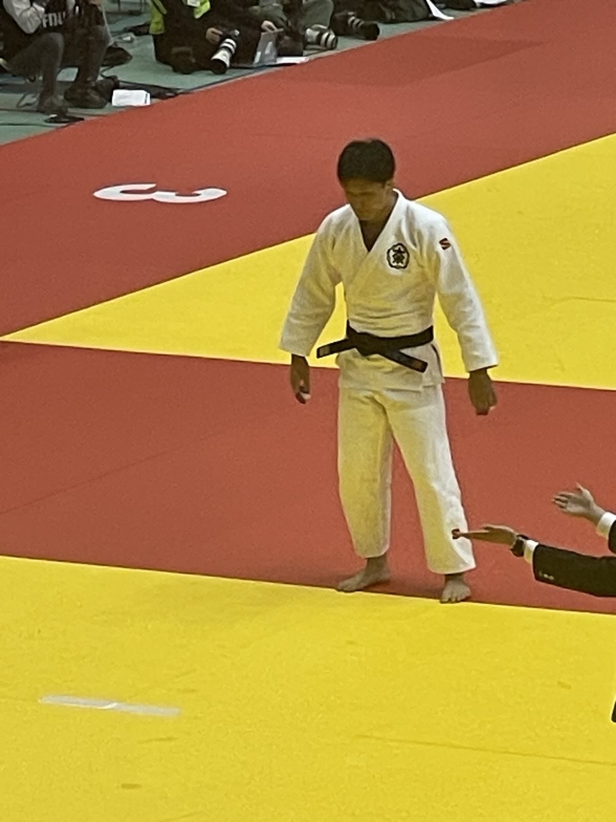 佐藤選手試合前