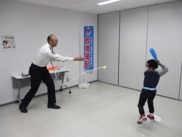 酔っ払いゴーグルを活用した野球体験