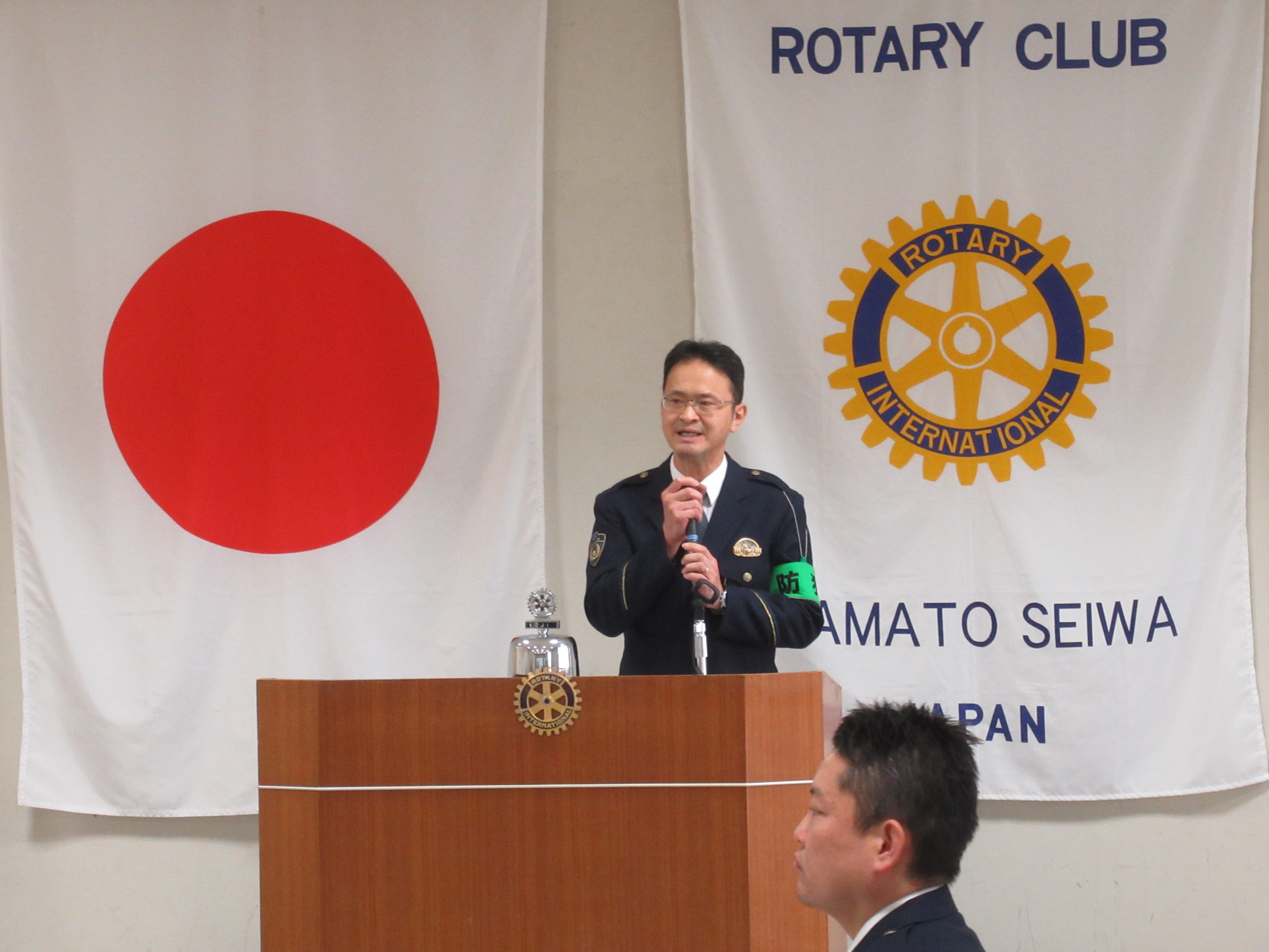 防犯講習、交通安全講話の様子2