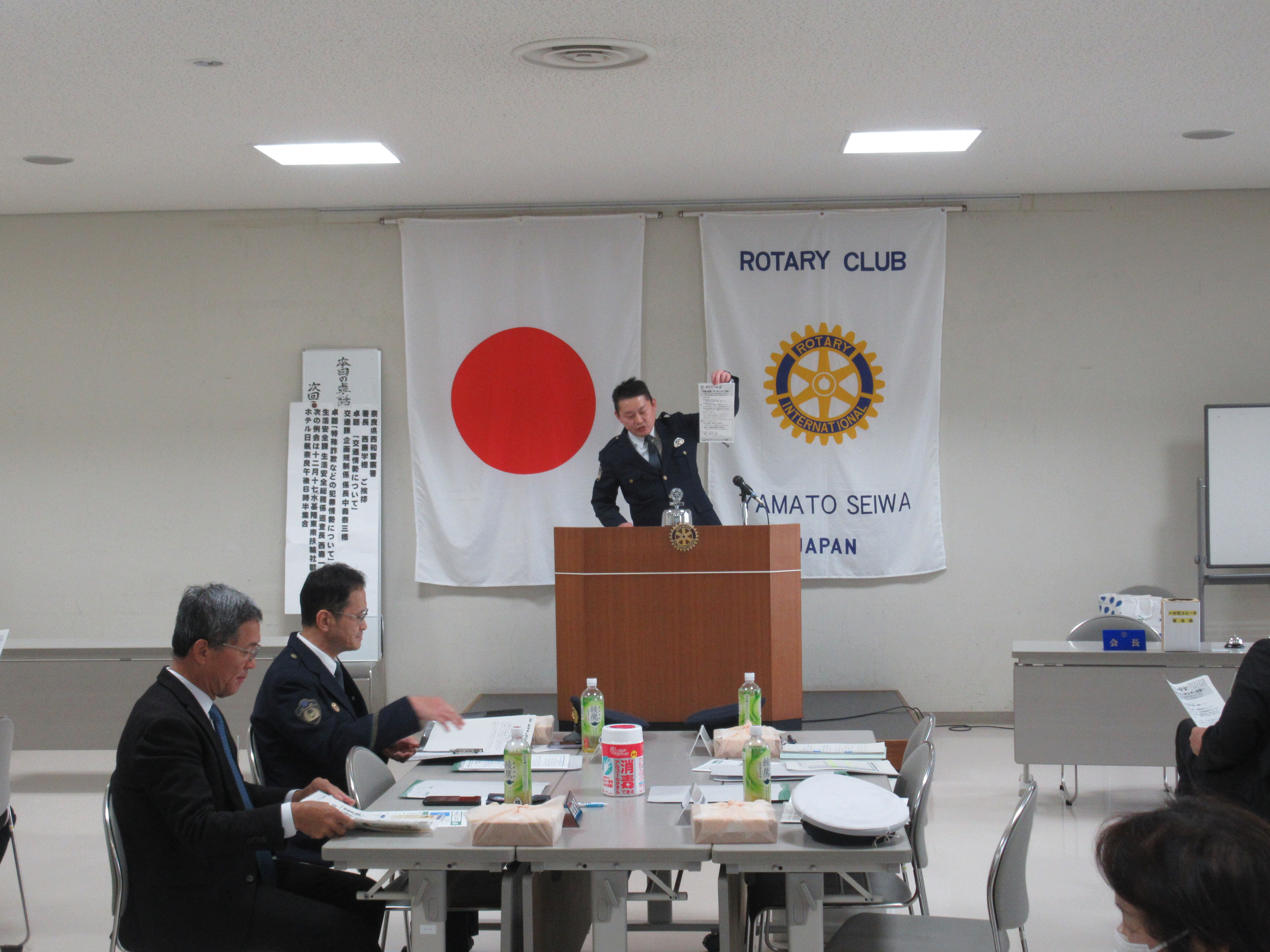 防犯講習、交通安全講話の様子3