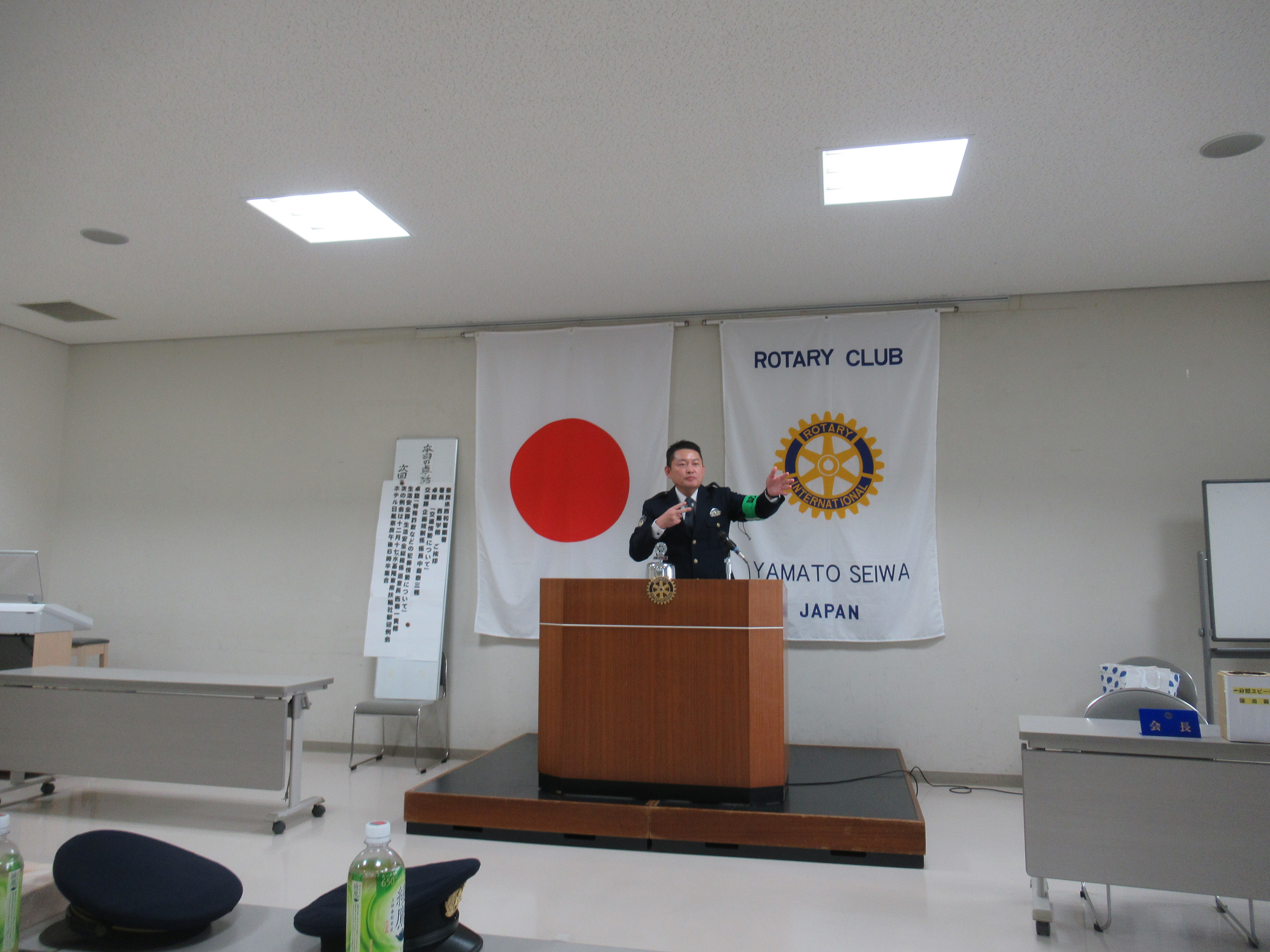 防犯講習、交通安全講話の様子4