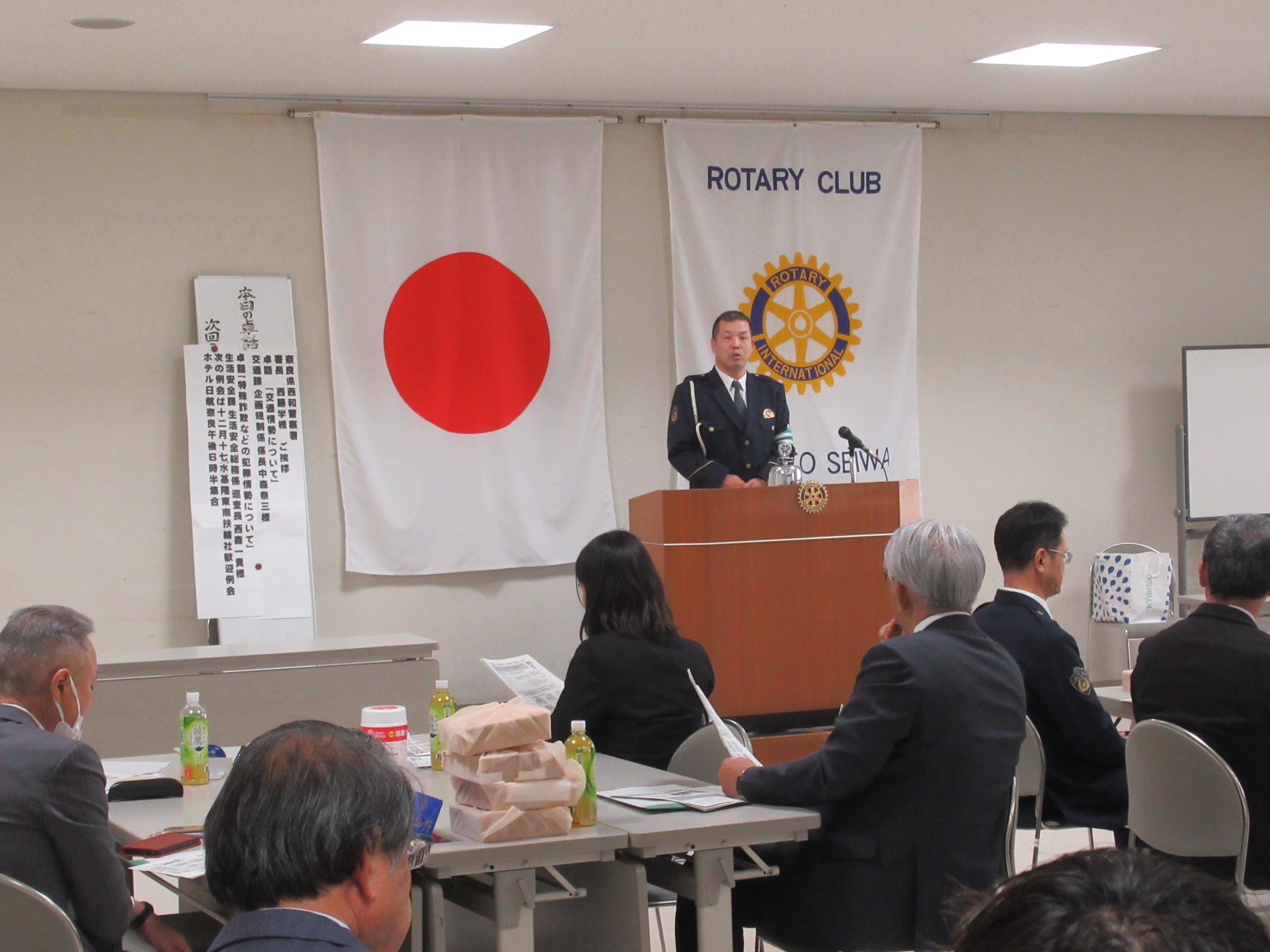 防犯講習、交通安全講話の様子6