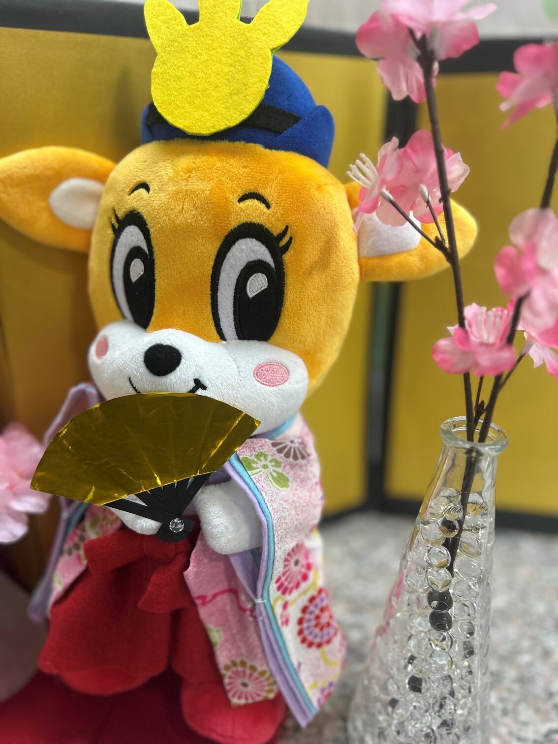 おひな様衣装のナピちゃん