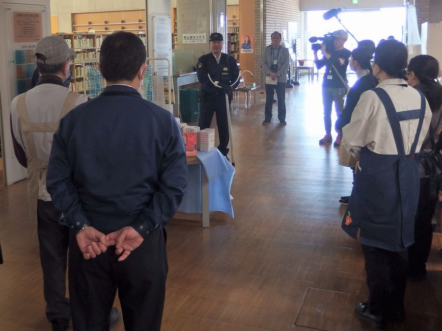 無差別殺傷事案対応訓練のようす3