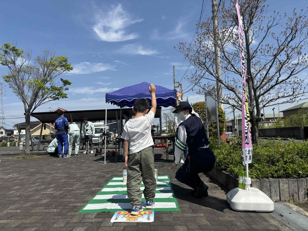 交通事故防止でのイベントのようす