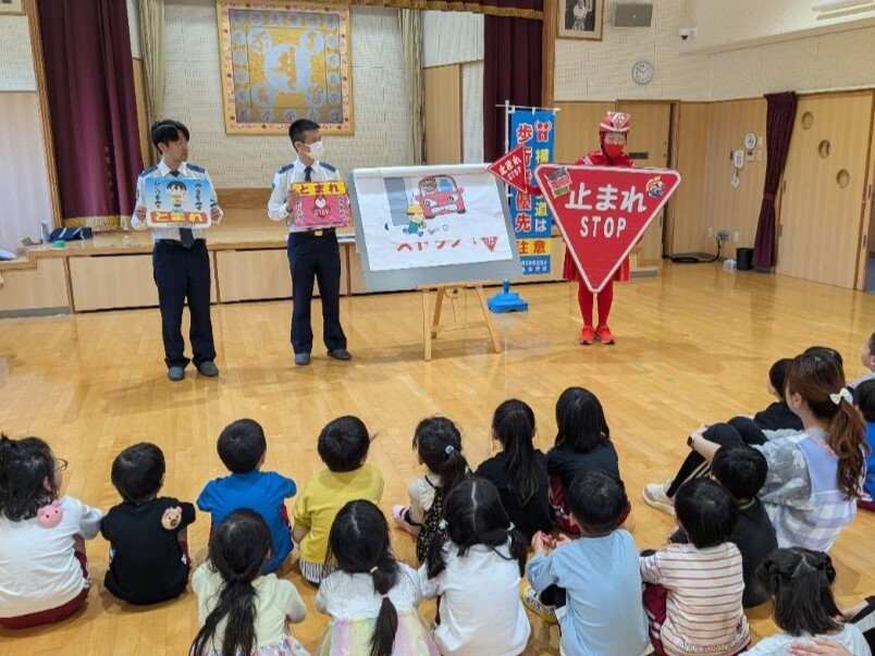 交通安全教室のようす3