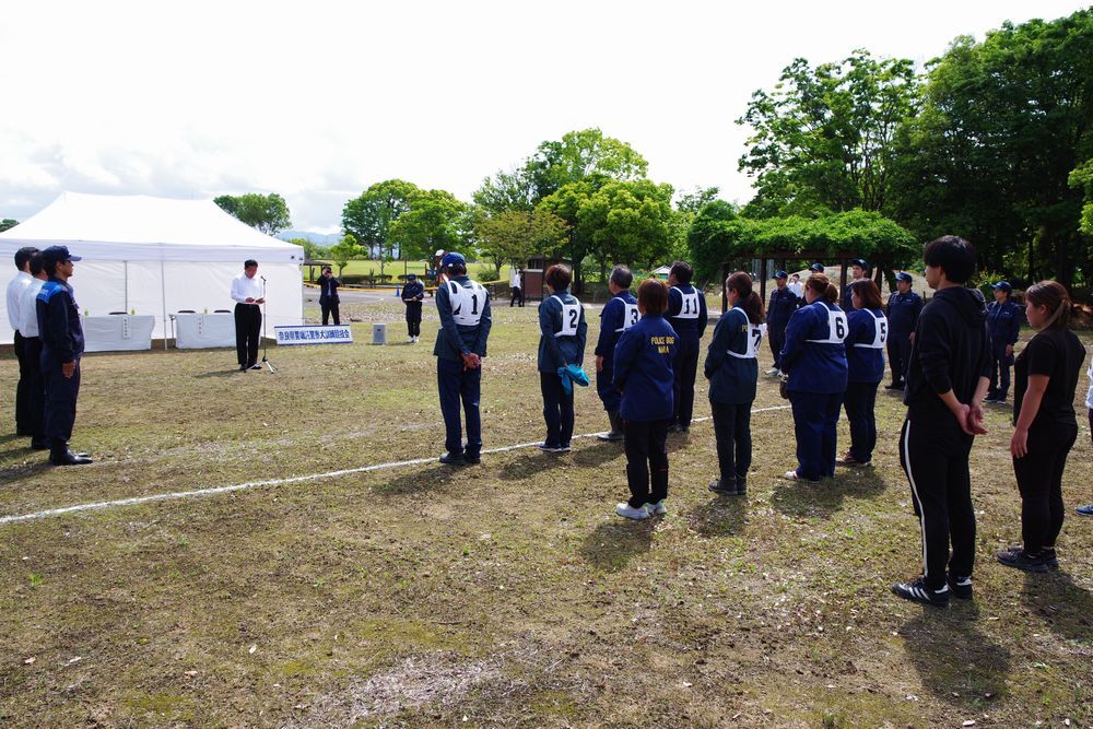 奈良県警察嘱託警察犬訓練競技会のようす5