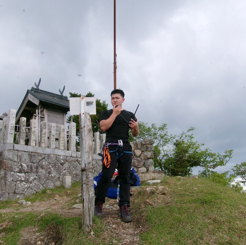 山岳警備訓練のようす10