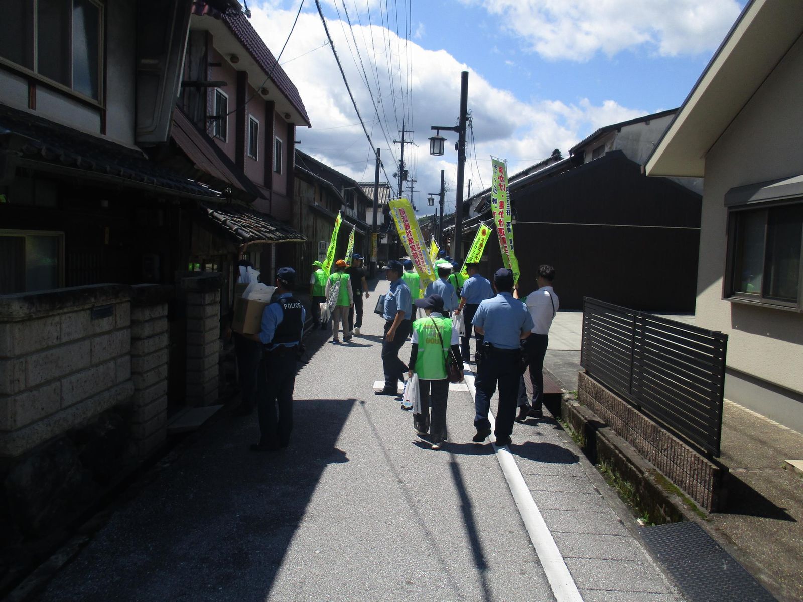 地域ふれあい安全散策活動のようす5