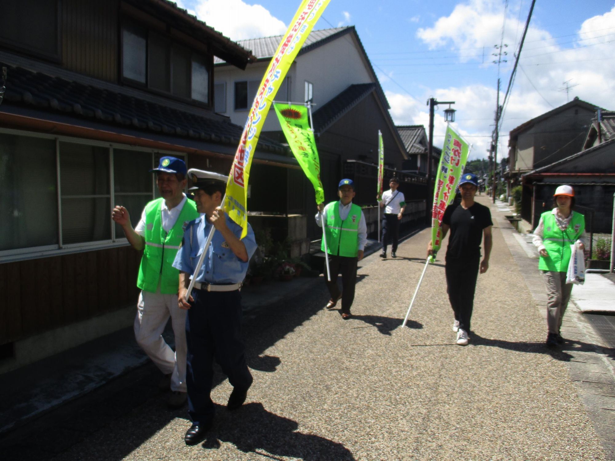 地域ふれあい安全散策活動のようす8