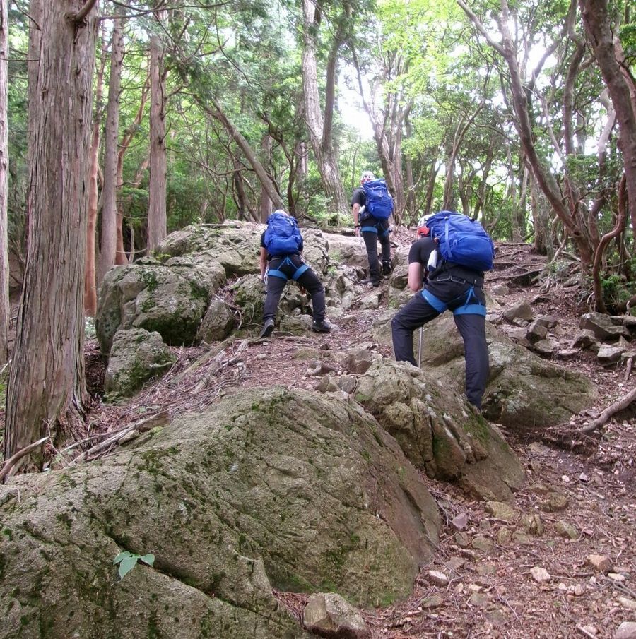 山岳警備訓練のようす3