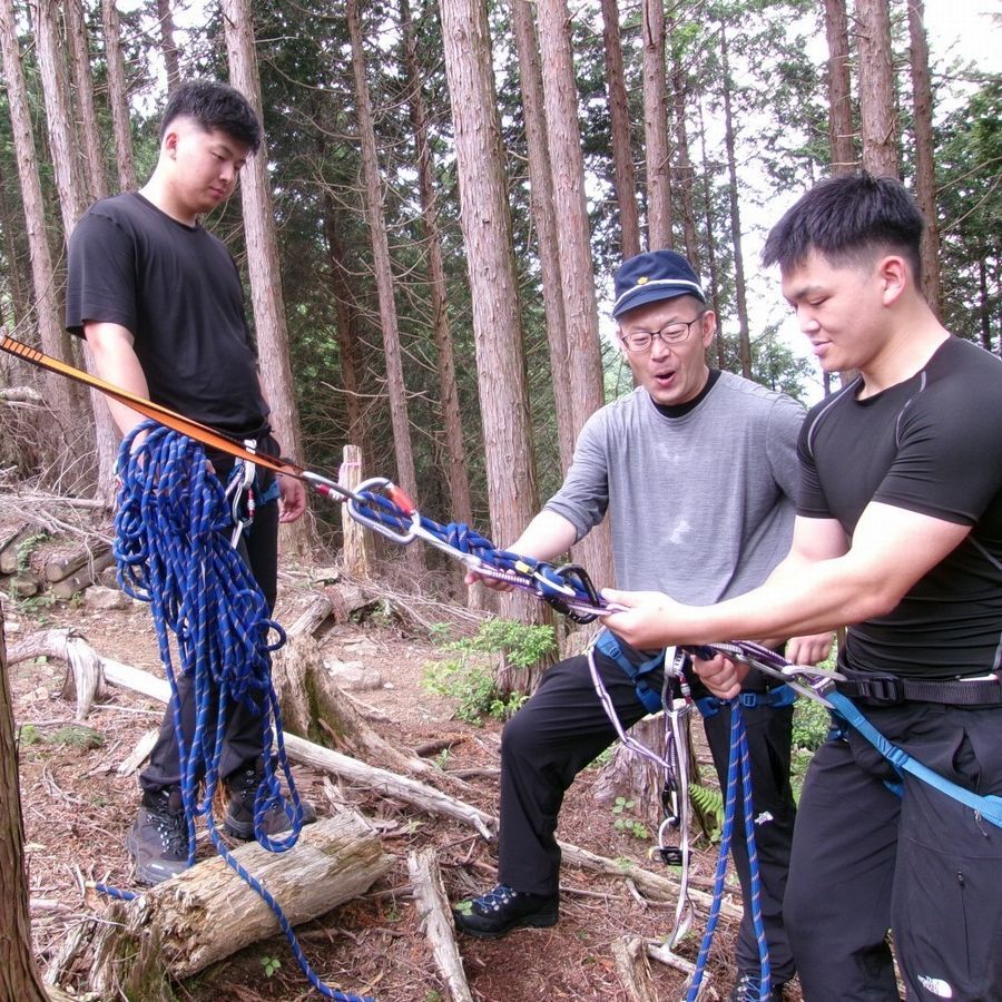 山岳警備訓練のようす7